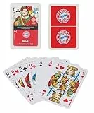 FC Bayern München Skatspiel/Skatkarten/Kartenspiel/Skat/Card Game Plus gratis Aufkleber Forever München