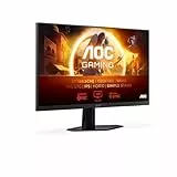 AOC 27G4XED 27 Zoll FHD Gaming Monitor, 180Hz, Fast IPS Panel, 0.5ms MPRT, Adaptive Sync, HDR10, G-Sync Compatible, Lautsprecher,(1920x1080 HDMI 2X 2.0 DP 1x 1.4) Schwarz