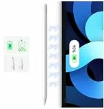 Kingone Charge Magnetstift Pencil für 2018-2023 iPad, Handflächenabweisung, kompatibel mit Apple iPad Pro 12,9 Zoll 3/4/5/6, iPad Pro 11 Zoll 1/2/3/4, iPad Air 4/5, iPad Mini 6