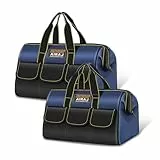 Werkzeugtasche 2 Stück | AIRAJ 14 und 16 Zoll Werkzeugtasche Großer Öffnung | Hochwertiges Oxford-Gewebe | Einfacher Zugriff Werkzeuge | Werkzeugkasten | Werkzeug-Organizer | Verabschieden Unordnung