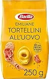 6x Barilla Emiliane Tortellini all'uovo mit rohem Schinken Nudeln mit ei 250g