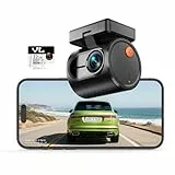 Winzige Dashcam, KAWA 2K1296P QHD Mini Dashcam Auto - Sprachsteuerung, inkl 32GB SD Karte, WDR/3D DNR mit Super Nachtsicht, Notfallaufnahme, Kompakte Auto Kamera mit G Sensor Parkmodus,MINI3 Gen2