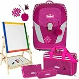 Pretty PINK - Katze - Scout Sunny II mit Funny Snaps® Schulranzen-Set 5tlg. - SCHREIBTAFEL GRATIS DAZU