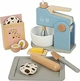small foot Mixer-Set 'tasty' aus Holz, Rollenspielzeug für Kinder, Zubehör für Spielküchen, ab 3 Jahren, 12248