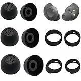 Alriedy Samsung Galaxy Buds FE Ohrstöpsel, 5 Paar Silikon Ohrflügel Für Samsung Earbuds FE, Anti-Rutsch Ersatz-Ohrstöpsel Mit Staubschutznetz, Wiki Silikon Ohrstöpsel Galaxy Buds Ersatzteile