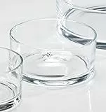 Sandra Rich Glasschale Automatic klar rund 7,5 cm Ø 16 cm