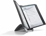 Durable Tisch-Sichttafelsystem Sherpa Style Table 10, mit 10 Sichttafeln A4, schwarz, 585501