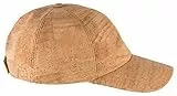 Modische Baseball Cap aus Kork – Nachhaltige Snapback Schirmmütze aus Korkstoff für Damen und Herren – Unisex Kork Cap in Braun oder Beige – Vegane Alternative zu Leder – Made in Portugal
