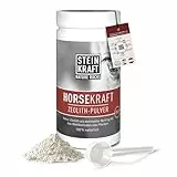 STEINKRAFT Zeolith Pulver Pferd 1kg – Klinoptilolith 24μm, bei Kotwasser & Fellwechsel, Detox, EU-zugelassen alle Tierarten, ohne Zusätze