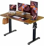 ErGear Elektrisch Höhenverstellbarer Schreibtisch 120 x 60 cm, Schreibtisch Höhenverstellbar mit 4-Gedächtnis-Smart-Pult für Home-Office mit Verbindungsplatte