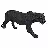 Design Toscano Raubtier im Schatten, Schwarzer Panther - Gartenfigur