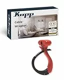 Kopp CABLE WRAPTOR S - Innendurchmesser 31-43 mm & Tragkraft bis 40 kg - Mit lösbarem Verschluss & Beschriftungsfläche - UV-stabil & halogenfrei - Kabel, Leitungen & Schläuche bündeln