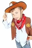 RUBIE'S Cowboy-Kostüm für Kinder – Einheitsgröße (5-8 Jahre)