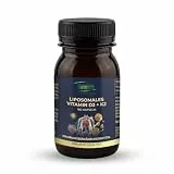 FUTURES NUTRITION Liposomales Vitamin D3 + K2 MK-7 (100 µg) – 180 Kapseln – Bis zu 6x höhere Bioverfügbarkeit durch innovative Liposomen-Technologie – 99,7+% All-Trans MK7 – Vegan & Laborgeprüft