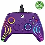 Turtle Beach Afterglow Wave Controller Lila Wired RGB Gaming Controller – Lizenziert für Xbox Series X oder S, Xbox One und Windows