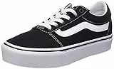 Vans Damen Ward Platform Sneaker Ward Platform Trainers, (CANVAS) BLACK/WHITE, 39 EU