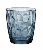 Cosecha Privada Bormioli Rocco Diamond Wasserglas, 305 ml, Blau, 6 Stück