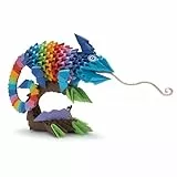 Alexander Origami 3D Chamäleon Kit – 380 Teile – farbenfrohes und originelles Modell – Spielerische Hand-Aktivität für Kinder und Erwachsene