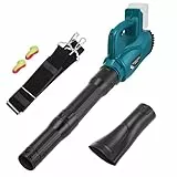 Laubbläser, kompatibel mit Makita 18-V-Akku, ideal für Garten, variable Geschwindigkeit, Terrasse, großes Volumen für Bau, Haus, Garten, Rasenpflege