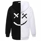 XIAOYAO Hoodie Herren Long Sleeve Bunt Kapuzenpullover Streetwear Sweatshirt Urban Pullover Casual Kapuzenpulli