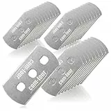 com-four® 30x Ersatzklingen aus Edelstahl für Reinigungsschaber, Kochfeldschaber, Ceranfeldschaber, Schaberklingen zum Austauschen - geeignet für Backöfen & Herde (30 Stück Ersatzklingen)