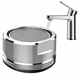 PARENCE.- Set mit 2 Chrom-Edelstahl-Wasserhahn-Belüftern mit Dichtungen - Wassersparen, Küche, Badezimmer