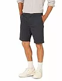 Amazon Essentials Herren Klassisch Geschnittene Chinoshorts, 23 cm, Dunkles Marineblau, 36W