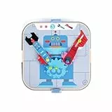 Hape Zahnrad Experimentier-Spielset- kreatives BAU- und Lernspielzeug mit Zahnrädern für Kinder, fördert Motorik, Logik und Technikverständnis, Konstruktionsset, ab 3 Jahren