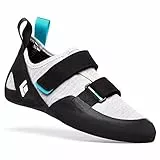 BLACK DIAMOND W Momentum Climbing Shoe Schwarz-Weiß - Komfortabler Damen Einsteiger Kletterschuh, Größe EU 40 - Farbe Bl