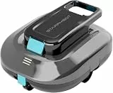 STARRYBOT Kabelloser Poolroboter mit Zwei hocheffizienten Motoren, 15 Kpa Starke Saugleistung, Selbstparkfunktion, Smart-LED-Anzeige, Poolsauger für Flachboden-Pools bis zu 84 m² (Grau)