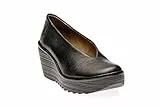 FLY London Damen Yaz Pumps, Schwarz Black 149, 39 EU