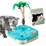 Migipaws 7-in-1 interaktives Katzenspielzeug – Das ultimative Spielzeug für Katzen mit Bewegungssensor, LED-Nachtmodus, Reizstab, Katzenminze-Ball und Schaumstoffbällen für gelangweilte Wohnungskatzen