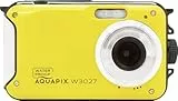 Aquapix W3027 'Wave' Unterwasserkamera, wasserfest bis 3 m, 2.7' Display, bis zu 30 MP Auflösung, 4X Digital-Zoom, 5 MP Sensor, Gelb