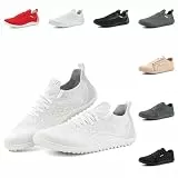 Hitmars Barfussschuhe Herren Barfußschuhe Damen Traillaufschuhe Barfuß Schuhe Outdoor Sneaker Trekkingschuhe Zehenschuhe Fitnessschuhe Unisex 1 Weiß EU 43