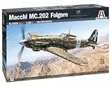 Italeri 2518 1:32 Macchi MC. 202 - Modellbau, Bausatz, Standmodellbau, Basteln, Hobby, Kleben, Plastikbausatz, Militär Flugzeug