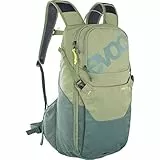EVOC RIDE 16 Fahrradrucksack, Backpack für Outdoor-Aktivitäten & Alltag (Trekkingrucksack mit cleverem Taschenmanagement, belüftet durch Rückenpolsterung, Trinkrucksack mit Trinkblasenfach), Olive