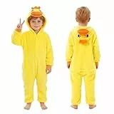 cuteDIY Ente Kostüm Kinder Kinderkostüm Junge Kleinkind Tier Fasnachtskostüm Karneval 116 128