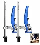 ZUGJOZD 2Stück Ganzstahl Niederhalter Hebelzwinge 20mm,für bessey einhandzwinge Niederhalter spannelement Spannbereich 160mm mit multifunktionstische zubehör 20mm spannkraft 500n schweißtisch&CNC