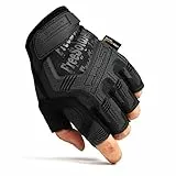 FREE SOLDIER Outdoor Handschuhe Vollfinger Taktische Handschuhe Herren Motorradhandschuhe mit gepolstertem für Fahrrad Airsoft Militär Paintball und andere Outdoor Aktivitäten (Schwarz, M)