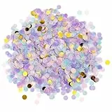 5000 Stück Konfetti Tischdeko, 50g, 1cm Rund, Perfekt für Geburtstage, Hochzeiten, Baby-Shower & Silvester, Ideale Party-Deko für Tische, Geschenke & Ballons