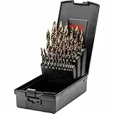 RUKO Spiralbohrersatz HSSE-Co 5 DIN 338 ULTIMATECUT FLOWSTEP 25tlg. Ø 1-13 mm in Kunststoffkassette - 259215ERO