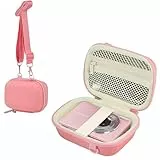 Leayjeen Digitalkamera Tasche kompatibel mit Umipyiza/YLSHGXFC/Umipyiza/CAMKORY/AOREGRE/Duluvulu/Kodak/Nicamery, Fotokamera Tasche, Eva-Hartschalendesign (nur Hülle) Rosa