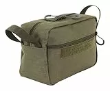 Zentauron Kulturtasche BW Oliv I Taktische Kulturtasche aus hochwertigem Cordura mit 3L Volumen I Reise Camping Waschtasche Kosmetiktasche Herren & Damen I Kulturbeutel zum Aufhängen