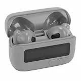 POENVFPO 5.2 Ohrhörer Retro Clock Display ENC -Lärmstornierung Ohrhörer für Sportspiele, Professionelles Design für Eindringliches Klangerlebnis (Gray)