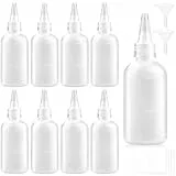 DKBT 8 Stück Quetschflasche 200ml Squeeze Flasche Spritzflasche Dosierflasche Saucenflasche Ketchup Flasche Spenderflasche Squeeze Bottle Soßenflaschen Soßenspender ölflasche Plastik küche