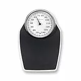 medisana PSD mechanische Personenwaage bis 150 kg, Körperwaage analog, Retrowaage im klassischem Design und großer Skala in frustfreier Verpackung und verstärkter Glasabdeckung