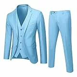 Generic Herren Anzug 3 Teilig Slim Fit Herrenanzug Sakko Weste Hose für Hochzeit Business Regular Fit Anzughose Anzug Weste Smoking für Männer Anzug Herren 3 Teilig