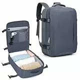 VMIKIV Handgepäck Rucksack für Easyjet 45x36x20 Reiserucksack Damen Herren für Laptop 15,6 Zoll 32L Tasche Flugzeug Flug Genehmigt für Reisen