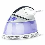 H.Koenig V32 Dampfbügelstation / gleichbleibender Dampfausstoß: max 100 g/min / Keramiksohle / horizontale und vertikale Dampfstoßfunktion / 3,5 bar / 2 Liter Kapazität / violett