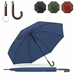 Sapor Design Regenschirm Stockschirm sturmfest Auf-Automatik windsicher | XXL groß & stabil für 2 Personen Damen & Herren | Golfschirm Reise – 123 cm Ø elegant | SAPOR CLASSIC